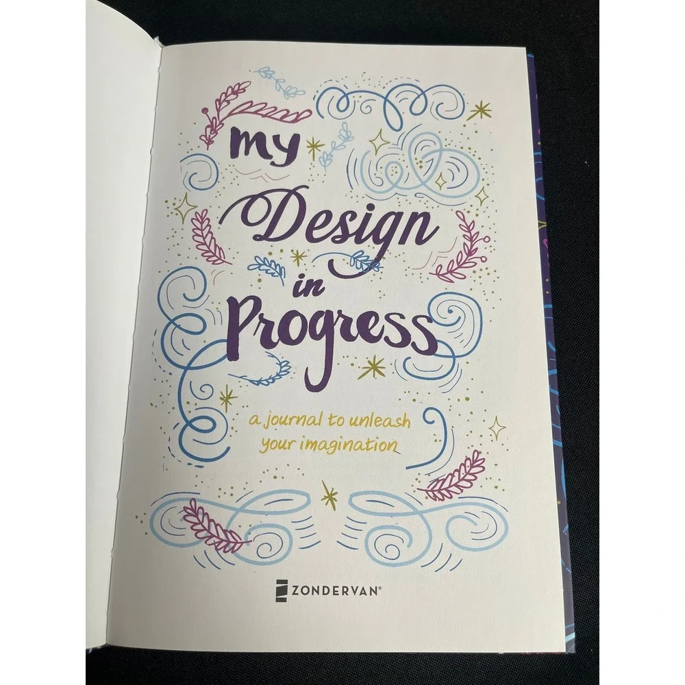 My Design in Progress Zondervan Interactive Creative Journal Hardcover 2020